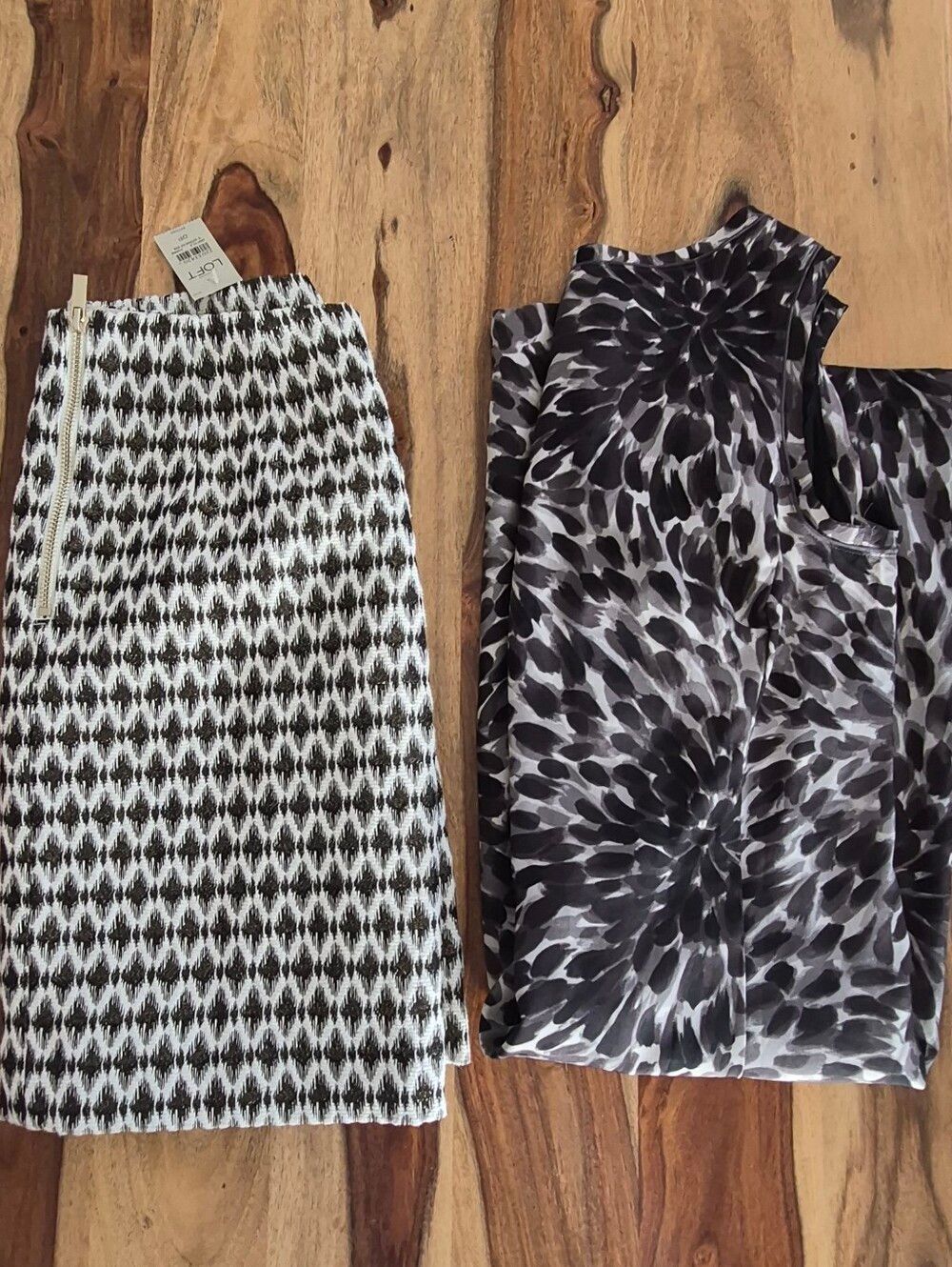 Ann Taylor Loft Dress Sz 0 & New W/ticket Skirt Sz 0P